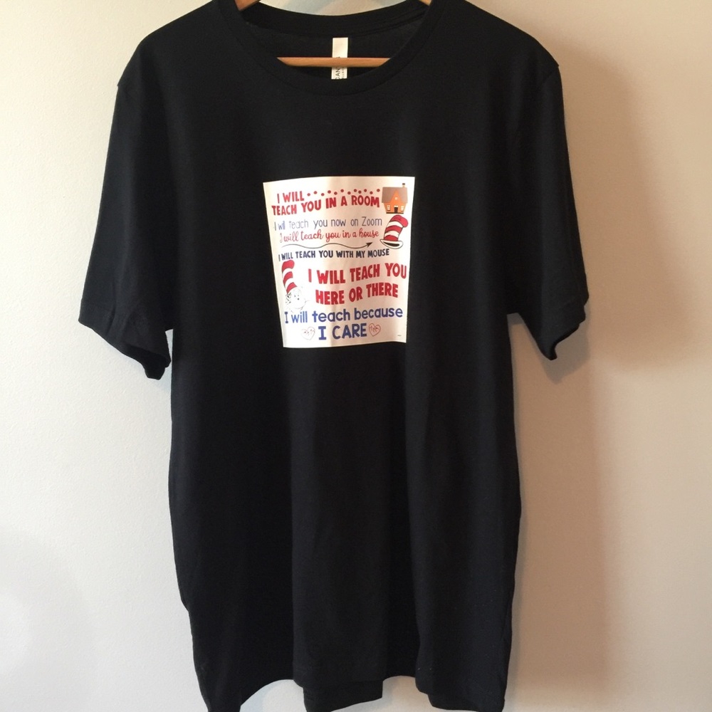 Cute Zoom teacher tee! Great gift! NEW. XL